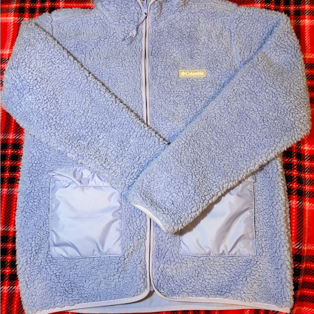 Columbia Light Purple Sherpa Fleece Jacket